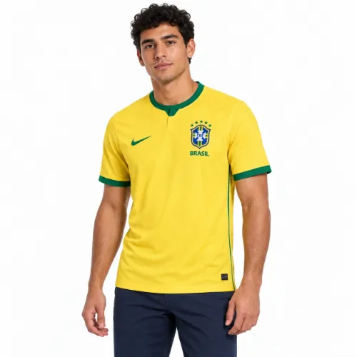 Modelo a vestir a Amarelinha da Copa